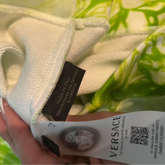 Gianni Versace Green Tie-Dye Sweatshirt - Picture 4 of 4